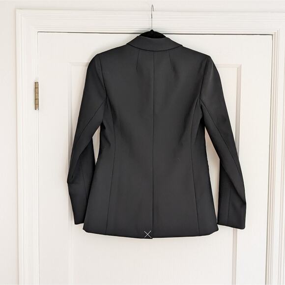 NWT J.Crew Parke Italian Wool Blazer in Black, size 00 - Picture 4 of 5